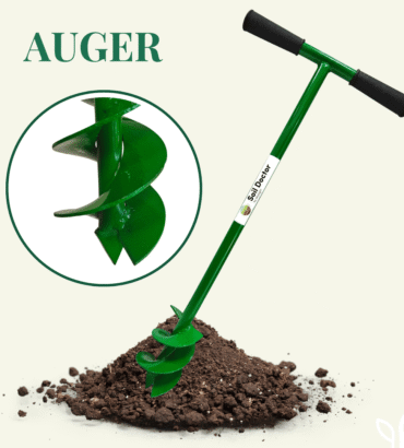 Manual soil auger for soil sampling and soil testing