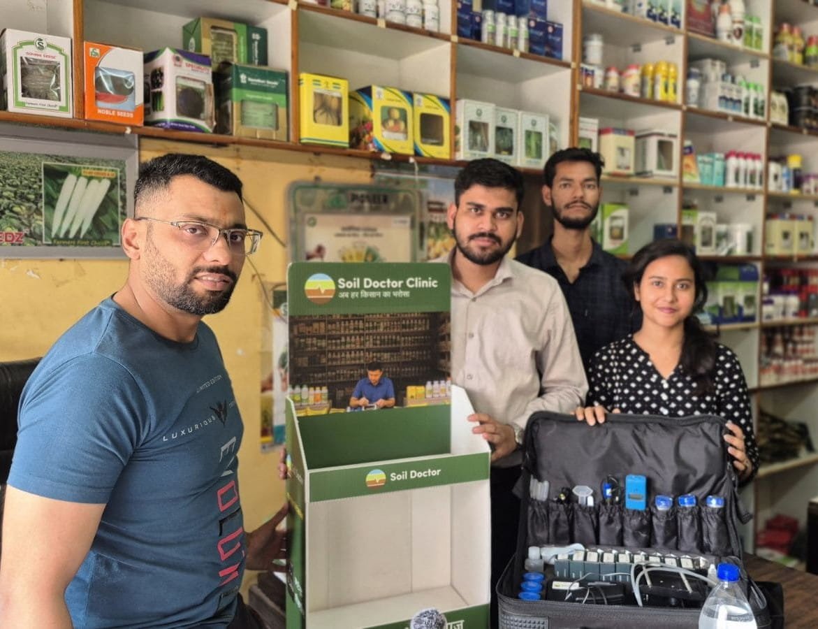 Soil Doctor clinic providing soil testing and consultation service to farmers
